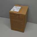 Amazon Basics Oscillating Ceramic Space Heater, Portable Fast Heating Indoor Solution, With Overheat and Tip-Over Protection, Thermostat, 1500W, 7.52"D x 6.34"W x 9.45"H, Black