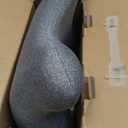 CILI Heated Lumbar Support Pillow for Office Chair, Ergonomic Back Support Cushion with Vibration, Memory Foam Chair Back Massager, Mothers Day Gifts for Mom