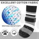 KOOLTAIL Dog Socks for Hot Pavement, Summer Dog shoes to Prevent Licking Paws for Hardwood Floor, Non Slip Double Sides Boots & Paw Protectors, Pet Grippy Booties for Small Medium Large Senior Dogs, S