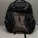 KROSER Travel Laptop Backpack 18.4 Inch XXXL Gaming Backpack with Hard Shell Saferoom RFID Pockets Water-Repellent Business College Daypack Stylish Laptop Bag for Men/Women-Black Grey