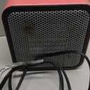 Amazon Basics Ceramic Space Heater, Portable Mini Heater for Office Desk, Indoor Use, 500W, With Tip-Over Protection, Lightweight 1.4 lbs, Pink, 5.9 x 3.2 x 6 inches