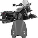 For Sportster Nightster RH 975 RH975S Special 2023-2026 Motorcycle windshield air fairing wind deflector, handlebar windshield Motorcycle accessories (black,Smoke Gray)