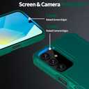 for Samsung Galaxy A16 5G Case Dual Layer Protective A16 5G Phone Case Heavy Duty Protection [Anti-Scratch] [Anti-Fingerprint] Non-Slip Shockproof Case for Samsung Galaxy A16 5G Case Dark Green