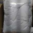 EASELAND Full Size Mattress Pad Pillow Top Mattress Cover Quilted Fitted Mattress Protector Cotton 8-21" Deep Pocket Cooling Topper (54x75 Inches, White)