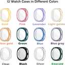 [12 Pack] Watch Screen Protector for Galaxy Watch8 40mm, Soft TPU Watch Case Protective Cover for Samsung Galaxy Watch8 40MM(SM-L320)
