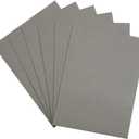 JAM PAPER Two Pocket Textured Linen Presentation Folders - Letter Size Business Folder - Gray - 6/Pack