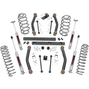 Rough Country 4" Lift Kit w/N3 Shocks for 2003-2006 Jeep Wrangler TJ 4WD - 90730
