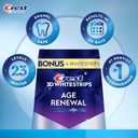 Crest 3D Whitestrips Age Renewal Teeth Whitening Kit, 24 Treatments (20 + 4 Bonus), Each with 1 Upper/1Lower, 48 Strips Crest 3DWhite Teeth Whitening Strips