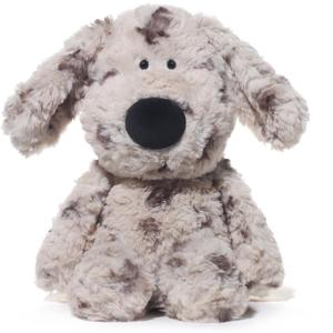 2 x Dog Stuffed Animals Dalmatian Plush Toys Dog 11.8 inches Soft and Premium Puppy Plush Toy Gift for for Babies Children Adults, Gray Spots with Big Nose Long Ears