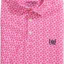 Vineyard Vines Men's Kentucky Derby Printed Sankaty Polo (Large, Rose Bahama Breeze)