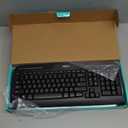 Logitech MK335 Quiet Wireless Keyboard and Mouse Combo - Black/Silver Keyboard and Mouse Combo Wireless, Ambidextrous