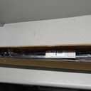 YNL Tension Curtain Rod No Drilling, 41-122 Inch Long Heavy Duty Shower Curtain Rod, One-Click Adjustable Tension Rods for Bathroom/Patio/Window, Outdoor Rods, Renter Friendly, Non-Slip, Black