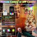 Penmerr Christmas Star Tree Topper,Xmas Moravian Star Light 16 Inches Smart LED Lighted Christmas Treetop Decorations with Remote, Bluetooth App Control-Music Sync Color Changing for Indoor/Outdoor