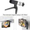 WixGear Phone Holder for Desk, Premium Adjustable Phone Stand for Desk, Home Office Accessories, Desktop Phone Holder Mount for iPhone and All Smartphones