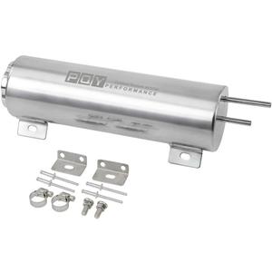 Radiator Coolant Overflow Puke Tank Polished Stainless Steel 3"10"