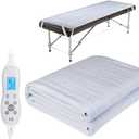 Massage Table Warmer - Professional Heating Pad SPA Massage Bed Warmer with Timer 10 Heat Settings Overheat Protection for Massage Bed Spa, Soft, 8.5Ft Cord, 30" x 72.8"