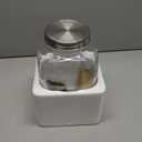 1 Gallon Glass Beverage Dispenser with Lid, Stainless Steel Spigot, Glass Drink Dispensers for Parties, Lemonade Dispenser With Ice Cylinder for Weddings, Party,Sun Tea Jar, Water Juice Dispensers