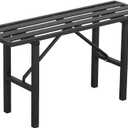 Plant Stand - Indoor/Outdoor Extra-Sturdy Aluminum Plant Stand with 300 LBS Capacity, L37.8 x W11.4 x H19.7 inch  Ideal for Patios, Gardens, Living Room Decoration