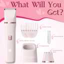 Risina Bikini Trimmer for Women - Painless Electric Razors for Silk Skin,Cordless Body Shaver with Ceramic Blade, Replaceable Lady Razor, IPX7 Waterproof & Easy Cleaning, Birthday Gifts for Women