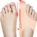 Bunion corrector for relieving thumb valgus, bunion socks that can be worn day and night, beautiful and practical bunion correctors, toe straightener for women and men. - 1 pair of Large