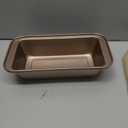 4 Pcs Loaf Pan with Liners Set 9 x 5 Inch Non-stick Bread Pan and Silicone Loaf Liners for Homemade Baking Carbon Steel Rectangular Baking Tray for Kitchen Sourdough Sandwich Home(Gold)