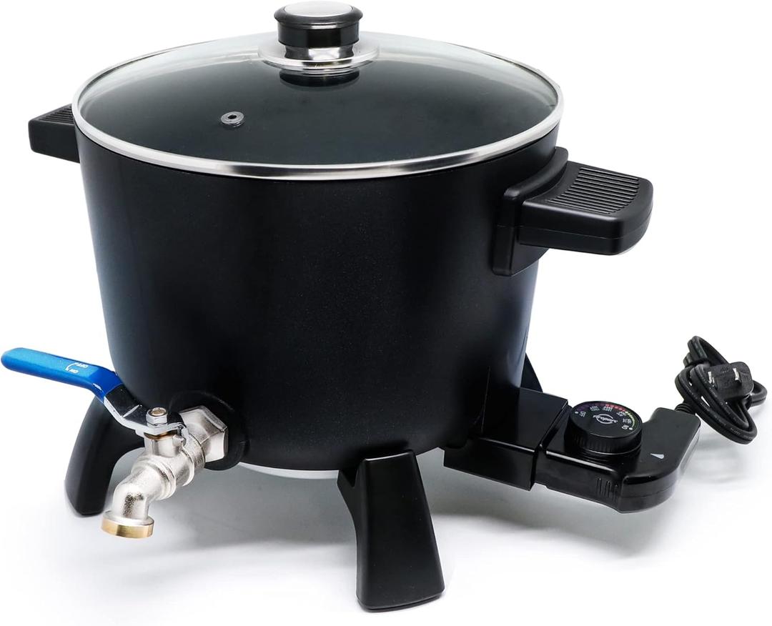 Wax Melter for Candle Making, 6Qts Candle Wax Melting Pot with Spout for Soy Wax Soap Base Easy Pour & Non-Stick & Temps