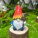 Etlemonde Strawberry Gnome Garden Decor Statue Cute Outdoor Statue Ideal Gnome Decoration Gift for Gardens, Patios, and Lawns
