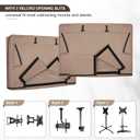 ULTCOVER Waterproof Outdoor TV Cover with Clear Front Flap for 38-41 inch Outside Flat Screen Televisions