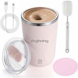 Self Stirring Coffee Mug, 2025 New Automatic Magnetic Stirring Cup, 12Oz, Rechargeable Electric Mixing Cup for Coffee, Milk, Tea,Portable For Travel, Office, Gym And Gift