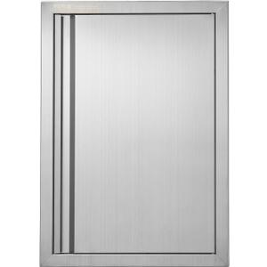 VEVOR BBQ Access Door, 17W x 24H Inch Single Outdoor Kitchen, Stainless Steel Flush Mount, Wall Vertical with Recessed Handle, for BBQ Island, Grilling Station, Outside Cabinet