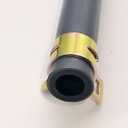 YAMAKATO 10 Feet 1/4 Inch ID Fuel Line Hose for Kawasaki Kohler Briggs & Stratton Small Gas Diesel Powersports Engines and Generators w/ 20 Clamp Rubber Black