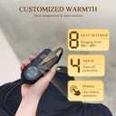 Neck and Shoulder Heating Pad: 2X Graphene Extra Hot Max 160 for Faster Deeper Pain Relief - 4H Auto Shut Off for Home Office Use - Machine Washable - Gifts for Dad Grandpa Husband
