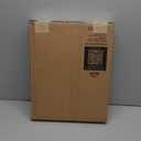 Mayfair Linden Slow Close Toilet Seat, Non Slip Heavy Duty Wood, Easy Install, Round, White