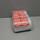 2-Pack Bubble Cushioning Wrap Rolls, 3/16" x 8" x 72' ft Total [2 Rolls of 36 Feet], Perforated 12" 20 Fragile Stickers for Shipping, Packaging, Mailing (Clear)