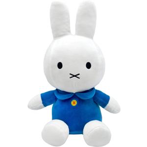 KIDS PREFERRED Miffy Plush Toy, 8 Inch Sitting Dutch Bunny Plush from Dick Bruna, Soft Boa Rabbit Bunny Stuffed Animal Plushie Doll for Girls and Boys (Blue Dress)