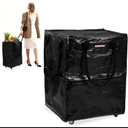 WORKPRO Large Rolling Grocery Bag, 36-Gallon Tote with 5 Wheels, 264 lbs Capacity, Dual Carry, Wide Zipper & Extra Storage for Shopping, Laundry & Moving