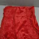 BBiggood Red Throw Pillow Cover, Pack of 2 Luxury Soft Faux Fur Decorative Throw Pillows, Red Room Decor for Christmas, 18 x 18 Inch