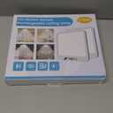 Rechargeable Ceiling Light with Motion Sensor & Remote, 3 Color Temperature (3000K/4500K/6500K), Timer & USB-C Battery Operated for Bathroom Shower Stairs Hallway Garage Pantry Porch (2 Pack)