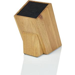 Dice Knife Block, Light Oak Woodgrain