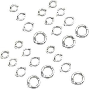 40 Pcs Pet Birds Flying Training Leash Rings Clips Pet Opening Foot Rings Clips Pigeon Leg Ring Parrot Ankle Rings Clips Bird Dove Parrot Foot Ring Parrot Flying Accessory Birds Supply,4 Sizes