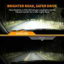 H11 Halogen Headlight Bulbs, 12V 55W H11 Headlight Bulbs, High Beam, Low Beam and Fog Light Replacement, Automotive Headlight Bulbs, No Glare, Super Bright, 2 Pack