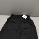 Xiaoxuemeng Womens Baggy Wide Leg Pants Casual Elastic Waisted Palazzo Harem Pants with Pockets (Medium, Black)