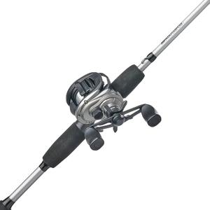 Abu Garcia Black Max EZ Cast 6' Baitcast Fishing Rod and Reel Combo, 2-Piece Rod, Graphite Composite Rod Blank Construction, Comfortable and Durable EVA Handles