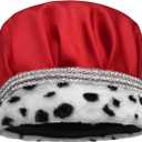 Nicky Bigs Novelties Morph Adult Royal King Queen Crown Pageant Prom Formal Crowns Halloween Costume Medium