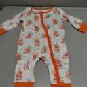 Newborn Boy Outfits Bunny Jumpsuit Long Sleeve Zipper Romper Rabbit Bodysuit Easter One Piece Outfit.6-9M