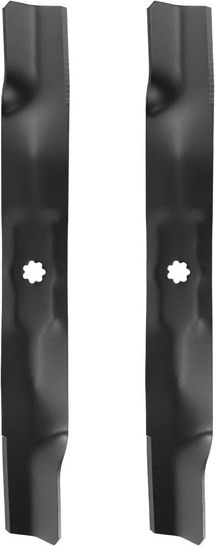 ACEBRI High Lift Blades 42 '' for John Deere AM141034, AM137329, M154062 105, 115, 125, 135, D100, D105, D110, D120, D125, D130, LA115, LA120, LA125, LA135, LT160, LT180 SST15, SST16 Mower Blade 2Pack