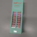 4 x modelones French Tip Press on Nails, 150Pcs M-Almond Fake Nails with Nail Box, Pink & White Gel Nail Tips for Women, Soft Glue-On Nails for Natural Salon Look, DIY Nail Art Kit (15 Sizes)