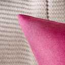 MIULEE Pack of 2 Decorative Outdoor Solid Waterproof Throw Pillow Covers Faux Linen Garden Farmhouse Cushion Cases for Patio Tent Balcony Couch Sofa 20x12 Inch Hot Pink