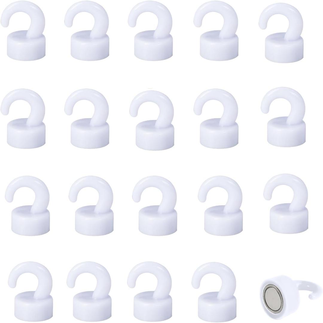 Magnetic Hooks Cruise for Hanging 50 Pack Magnetic Push Pin White