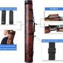 2x2 Hard cue case Pool Cue Billiard Stick Carrying Case, 33.85 inches x 4.13 inches x 2.36 inches
